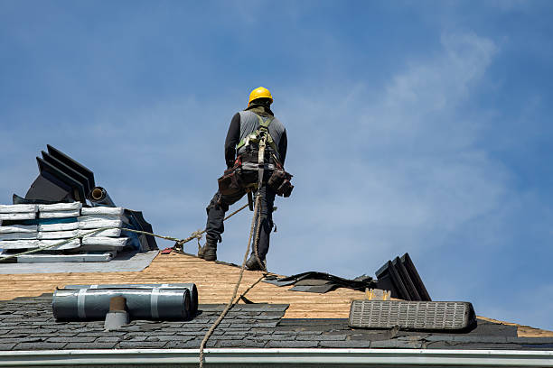 Professional Roof Replacement technician working in Icard, NC